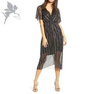 NWT ALL IN FAVOR Dolman Sleeve Midi Dress